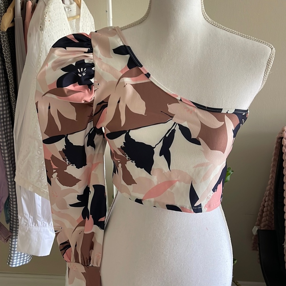 Crop top tropical